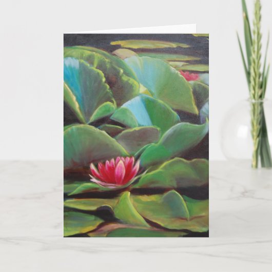 waterlilies kaart (Voorkant)