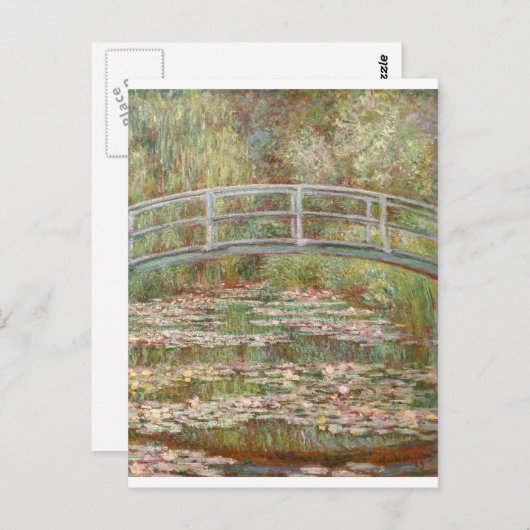 Waterlilies ~ Monet Briefkaart (Voorkant / Achterkant)