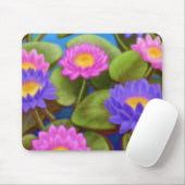 Waterlilies Mousepad Muismat (Met muis)
