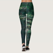 Waterlilies (van Claude Monet) Leggings (Achterkant)