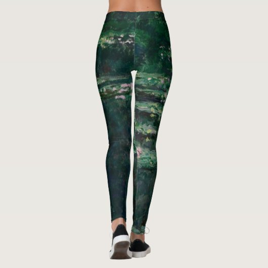 Waterlilies (van Claude Monet) Leggings (Achterkant)
