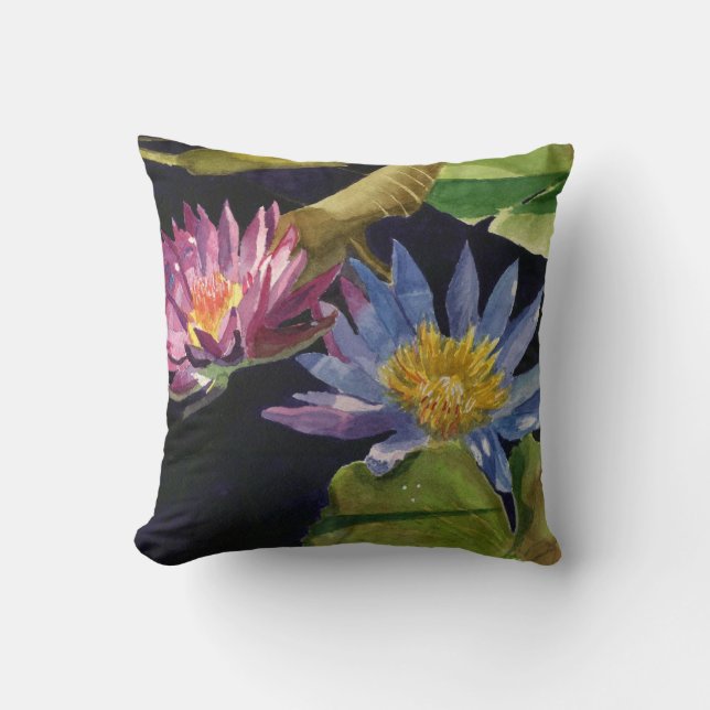 Waterlillies Kussen (Voorkant)