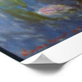 Waterlillies van Claude Monet Poster (Hoek)