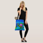 Waterlily Canvas tas Yogini Blue Lotus Bliss (Op model)