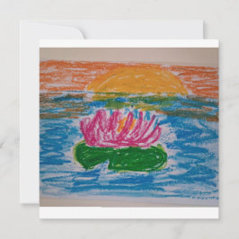 Waterlily Card Bedankkaart