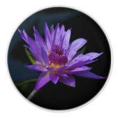 Waterlily Ceramic Knob. Keramische Knop (Voorkant)