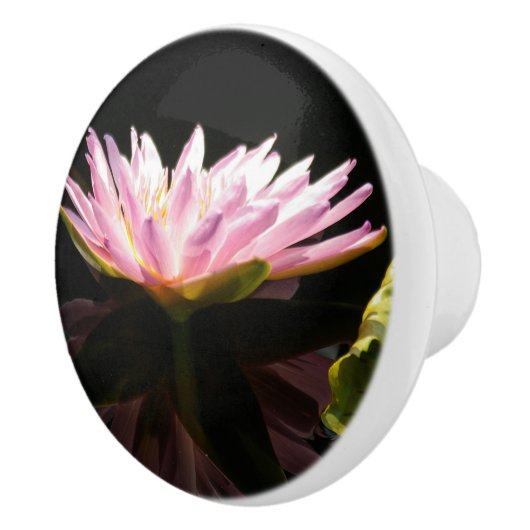 Waterlily Ceramic Knob. Keramische Knop (Rechts)