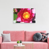 WaterLily CloseUp Canvas Afdruk (Insitu (Woonkamer))
