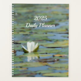 Waterlily Lake Flower Waterverf Dagelijkse Planner