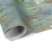 Waterlily Lake Flower Waterverf inpakpapier (Rol Hoek)