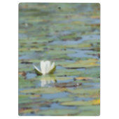 Waterlily Lake Flower Waterverf Klembord (Achterkant)