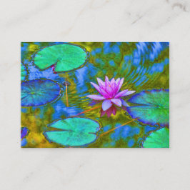 Waterlily Lotus for Yoga Studio, Spa, Beauty Salon Visitekaartje