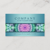 WaterLily Mandala-afsprakenkaart Afsprakenkaartje (Achterkant)