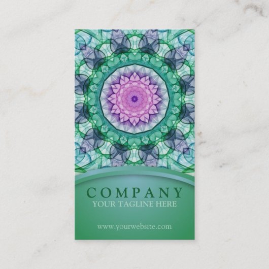 WaterLily Mandala Visitekaartje (Voorkant)