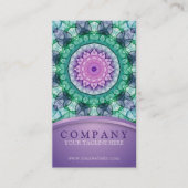 WaterLily Mandala Visitekaartje (Voorkant)