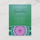 WaterLily Mandala Visitekaartje (Achterkant)