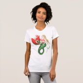 Waterlily Mermaid Fantasy T-shirt (Voorkant volledig)