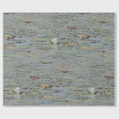 Waterlily Pond Lake Bloem Wrapping Papier (Vlak)