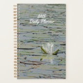 Waterlily Pond Lake Flower Dagelijkse Planner (Voorkant)