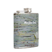 Waterlily Pond Lake Flower I Drink Flask Heupfles (Rechts)