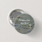 Waterlily Pond Lake Flower I Pin Button (Voorkant /achterkant)