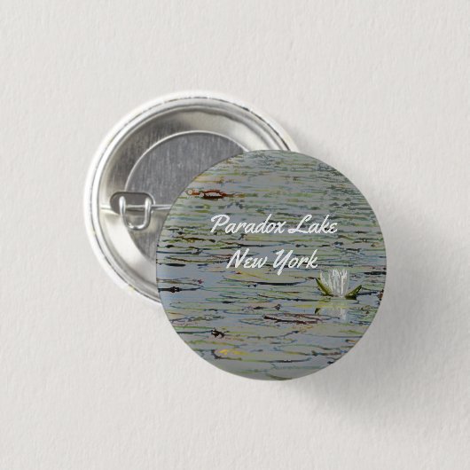 Waterlily Pond Lake Flower I Pin Button (Voorkant /achterkant)