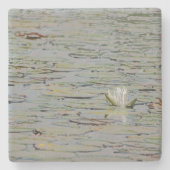 Waterlily Pond Lake Flower I Stone Onderzetter (Voorkant)