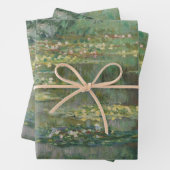Waterlily Pond van Claude Monet,  Kunst Inpakpapier Vel (In situ)