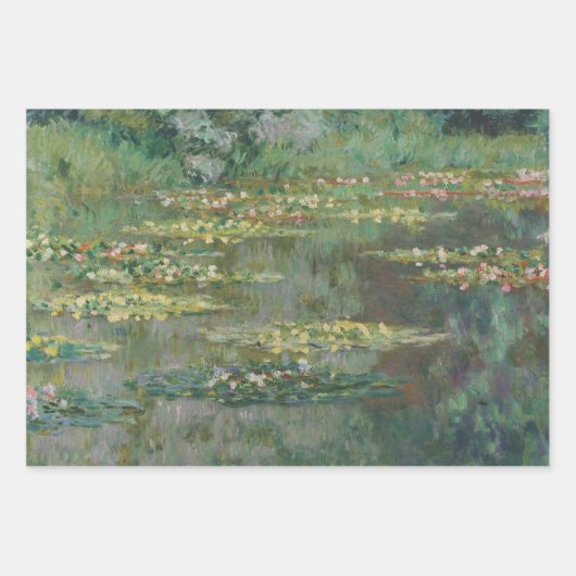 Waterlily Pond van Claude Monet,  Kunst Inpakpapier Vel (Voorkant)