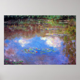 Waterlily Pond van Claude Monet,  Kunst Poster