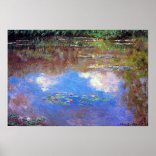 Waterlily Pond van Claude Monet,  Kunst Poster
