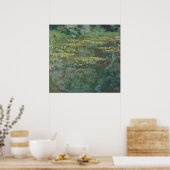 Waterlily Pond van Claude Monet,  Kunst Poster (Keuken)