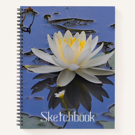 Waterlily Schetsboek Notitieboek (Voorkant)