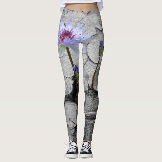 Waterlily Standing Beauty Leggings (Voorkant)