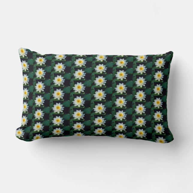 Waterlily Throw Pillow Kussen (Voorkant)