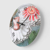  waterlioen bloemen in een Garden Pond Grote Klok (Hoek)