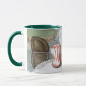 waterlioen bloemen in een Garden Pond Mok (Links)