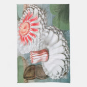  waterlioen bloemen in een Garden Pond Theedoek (Verticaal)