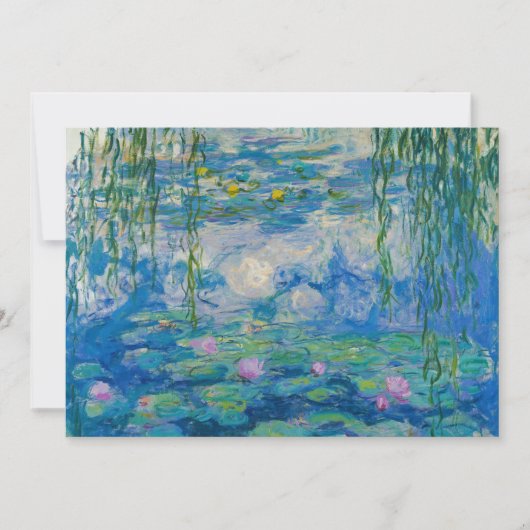 Waterlioenen van Claude Monet Bedankkaart (Voorkant)