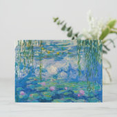 Waterlioenen van Claude Monet Bedankkaart (Staand voorkant)