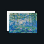Waterlioenen van Claude Monet Bedankkaart<br><div class="desc">Claude Monet - Waterlilies,  1916-1919. Oscar-Claude Monet (1840-1926) was a French painter and founder of impressionist painting who is seen as a key precursor to modernism,  especially in his attempts to paint nature as he perceived it.</div>