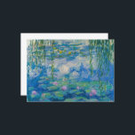 Waterlioenen van Claude Monet Bedankkaart<br><div class="desc">Claude Monet - Waterlilies,  1916-1919. Oscar-Claude Monet (1840-1926) was a French painter and founder of impressionist painting who is seen as a key precursor to modernism,  especially in his attempts to paint nature as he perceived it.</div>