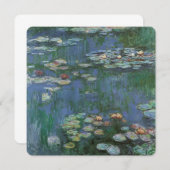 Waterlioenen van Claude Monet,  bloemen (Voorkant / Achterkant)