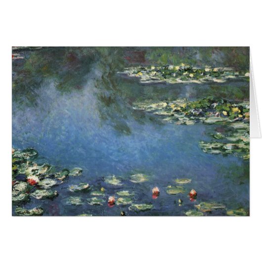 Waterlioenen van Claude Monet,  bloemen (Voorkant Horizontaal)