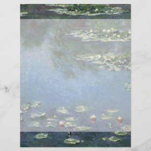 Waterlioenen van Claude Monet,  bloemen