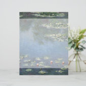 Waterlioenen van Claude Monet,  bloemen (Staand voorkant)