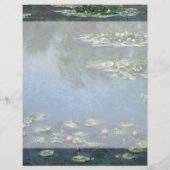 Waterlioenen van Claude Monet,  bloemen (Achterkant)