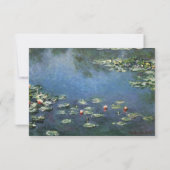 Waterlioenen van Claude Monet,  bloemen (Achterkant)