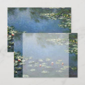 Waterlioenen van Claude Monet,  bloemen (Voorkant / Achterkant)