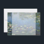 Waterlioenen van Claude Monet,  bloemen<br><div class="desc">Water Lilies (1906) van Claude Monet is een impressionisme in het kunstlandschap schilderij. Het is een van de vele variaties van waterlelie schilderijen die Monet schilderde in zijn bloemtuin in Giverny, Frankrijk. Waterlelijke bloemen in een veerseizoen vijver. Over de kunstenaar: Claude Monet (1840-1926) was een oprichter van de Franse impressionistische...</div>